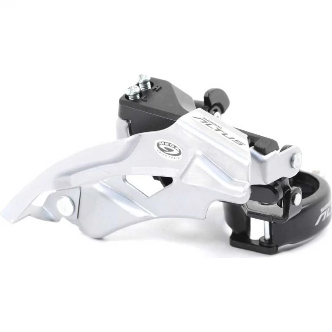 Переключатель передний SHIMANO ALTUS, M370 универсальная тяга, универсальный хомут, 3X9 скорость, угол: 63-66 EFDM370X3 Переключатель передний SHIMANO ALTUS, M370 универсальная тяга, универсальный хомут, 3X9 скорость, угол: 63-66 EFDM370X3