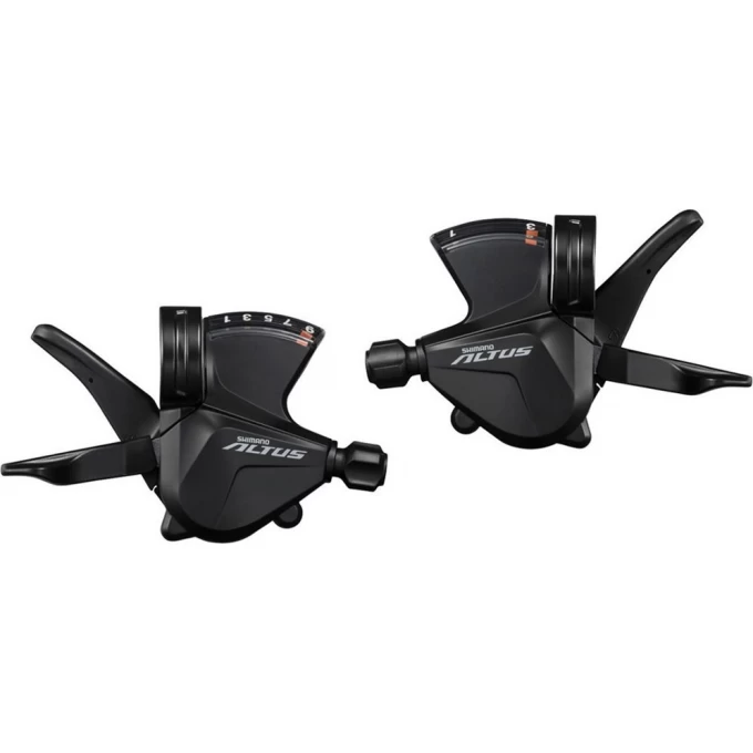 Шифтер SHIMANO ALTUS, M2000, левый/правый, 3X9 скоростей, трос+оплетка ESLM2000PA3 Шифтер SHIMANO ALTUS, M2000, левый/правый, 3X9 скоростей, трос+оплетка ESLM2000PA3