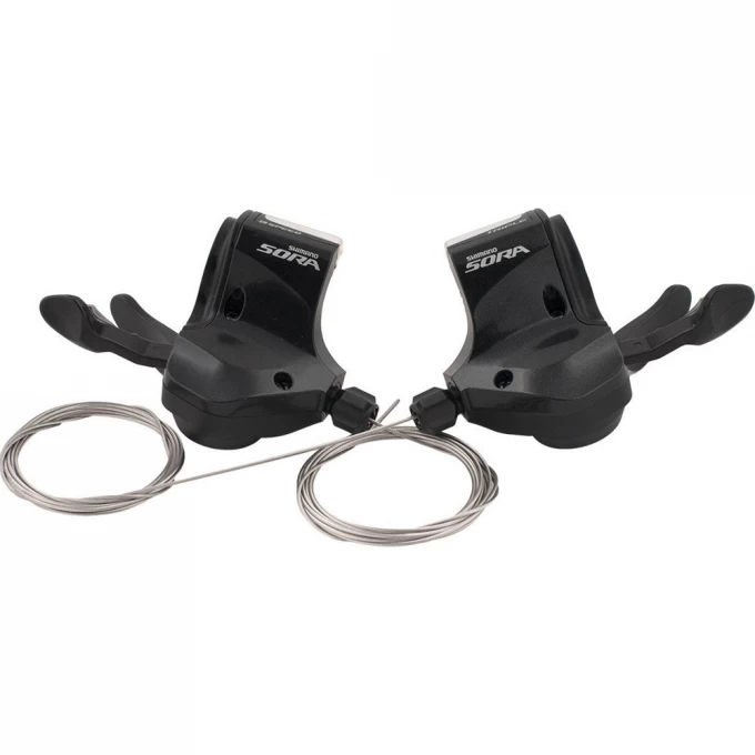Шифтер SHIMANO SORA, 3500, ЛЕВ/ПР, 3X9СК, ТРОС.+ОПЛЕТКА ESL3500TPA Шифтер SHIMANO SORA, 3500, ЛЕВ/ПР, 3X9СК, ТРОС.+ОПЛЕТКА ESL3500TPA