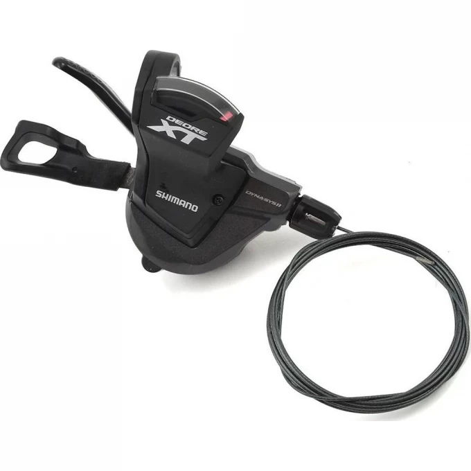 Шифтер SHIMANO XT, M8000, правый, 11 скоростей. трос с оплеткой ISLM8000RAP2 Шифтер SHIMANO XT, M8000, правый, 11 скоростей. трос с оплеткой ISLM8000RAP2
