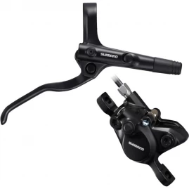Тормоз дисковый SHIMANO MT MT200, BL(левый)/BR(передний), полимерные колодки, 1000мм, черный