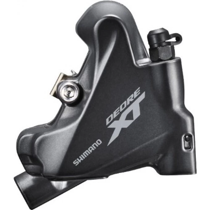 Калипер задний SHIMANO DEORE XT M8110, flat mount, гидравлический, болты 25 мм, полимерные колодки IBRM8110RDRX Калипер задний SHIMANO DEORE XT M8110, flat mount, гидравлический, болты 25 мм, полимерные колодки IBRM8110RDRX
