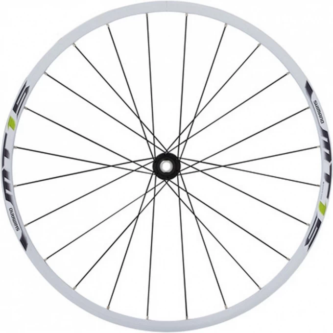 Комплект колес SHIMANO MT15A, 27,5', C.LOCK, QR, белый/зеленый EWHMT15AFR7WC Комплект колес SHIMANO MT15A, 27,5', C.LOCK, QR, белый/зеленый EWHMT15AFR7WC