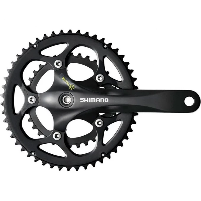 Система SHIMANO R345, 175 мм, OCTALINK, 50/34T без каретки, 9 скоростей, черный EFCR345E04XL Система SHIMANO R345, 175 мм, OCTALINK, 50/34T без каретки, 9 скоростей, черный EFCR345E04XL