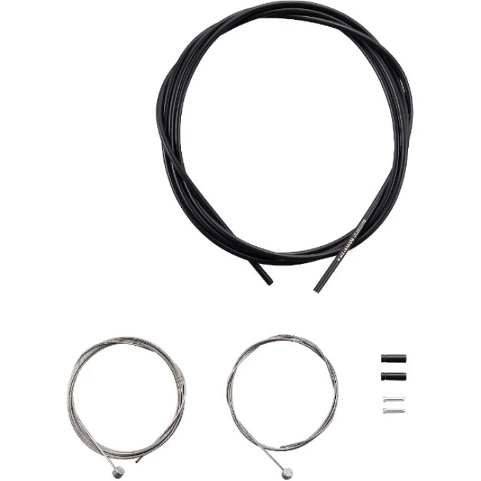 Трос и оплетка тормоза SHIMANO MTB, трос 1000 мм/2050 мм нержавейка, Y80098021 Трос и оплетка тормоза SHIMANO MTB, трос 1000 мм/2050 мм нержавейка, Y80098021