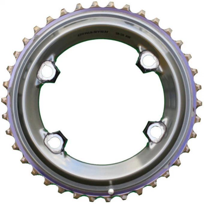 Звезда передняя для велосипеда SHIMANO DEORE FC-M590-10, 24T-AE черного цвета Y1LV24000