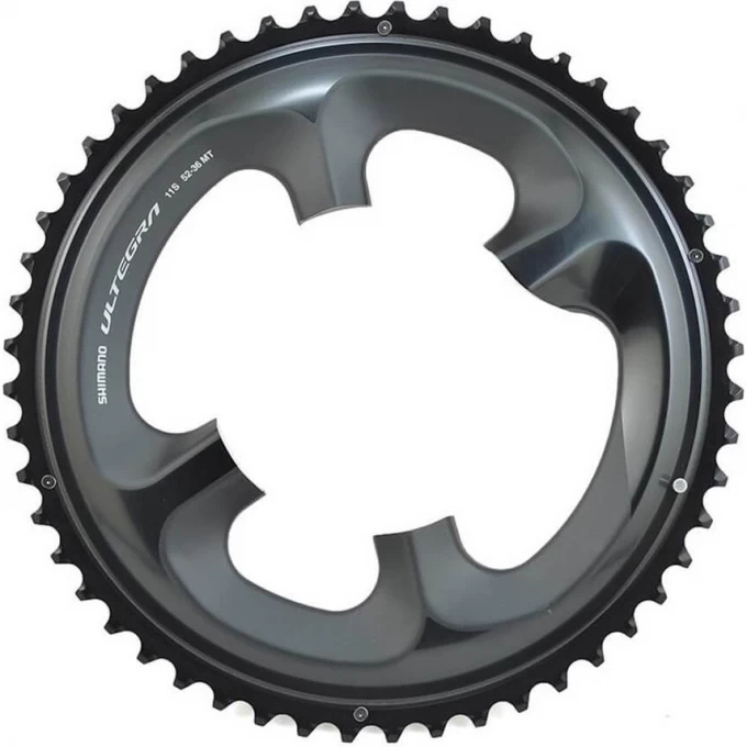 Звезда передняя SHIMANO ULTEGRA, для FC-R8000, 52T-MT для 52-36T Y1W898030 Звезда передняя SHIMANO ULTEGRA, для FC-R8000, 52T-MT для 52-36T Y1W898030