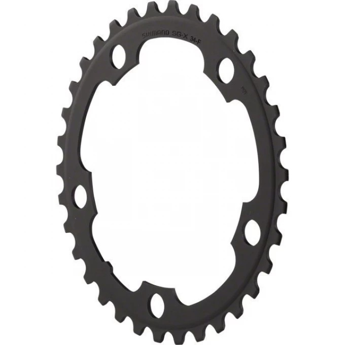 Звезда передняя SHIMANO Y-PART, для FC-RS500, 36T-MJ, черная, для 46-36T/52-36T Y1PR36000 Звезда передняя SHIMANO Y-PART, для FC-RS500, 36T-MJ, черная, для 46-36T/52-36T Y1PR36000